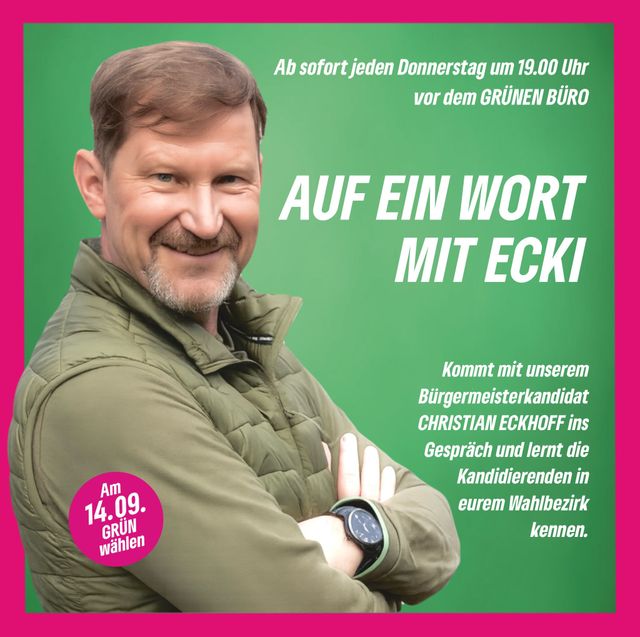 "Auf ein Wort mit Ecki."